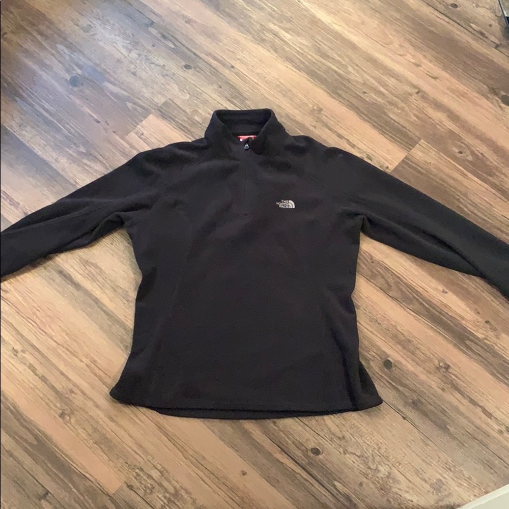 The North Face Fleece 1/4 Zip Size Large Black